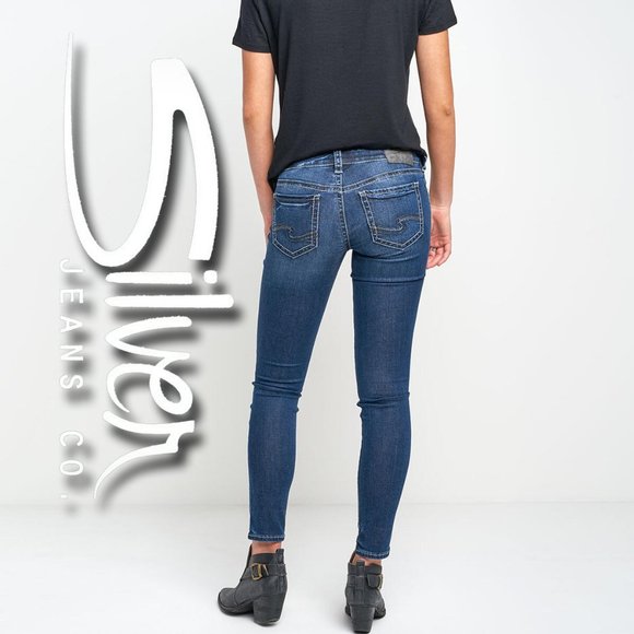 Silver Berkley Skinny Darkwash Jeans 29 x 31 discontinued! - Picture 4 of 12